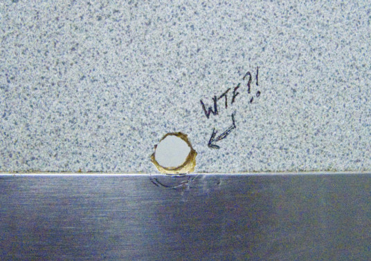 SMRT REMOVE TOILET ROLL HOLDER END UP GOT HOLE. “TO SEE NEXT DOOR S*HIT AH?”