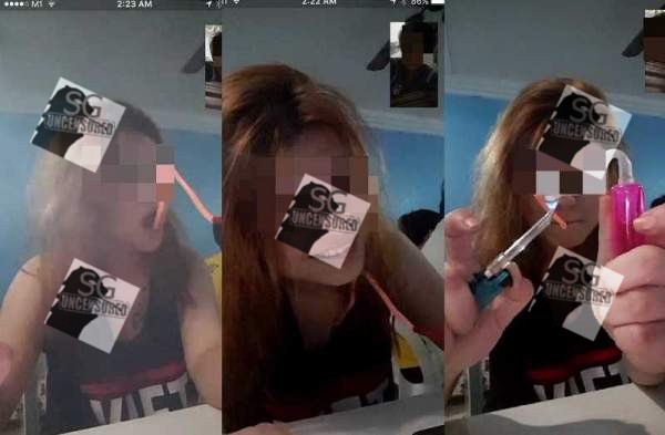 SG girl consume drug exposed by Chen Yu Xi