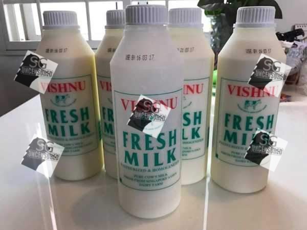 SON AND DAUGHTER VOMITED AFTER DRINKING VISHNU MILK FROM SEMBAWANG NTUC