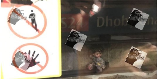 Creepy Doll FOUND ALONG Dhoby Ghaut MRT!!