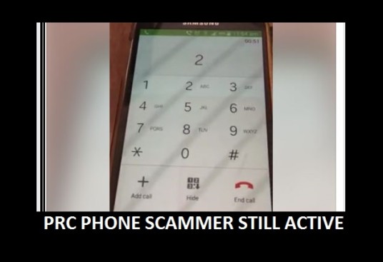 BEWARE! PRC SCAMMERS FAKE POLICE CALL SG ARE STILL ACTIVE. (VIDEO)