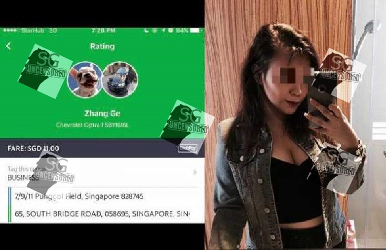 PRC Grabhitch driver pull my skirt down and demand me to pay $2 ERP by cash