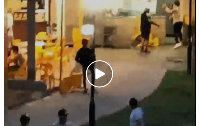 GANGSTER TEARING UP A PLACE AND MAKING A MESS(VIDEO)