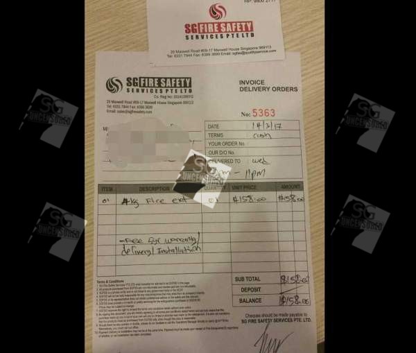 SG COMPANY FORCE U BUY THEIR STUFF OR THEY THREATEN TO FAIL YOUR FIRE SAFETY!!!!