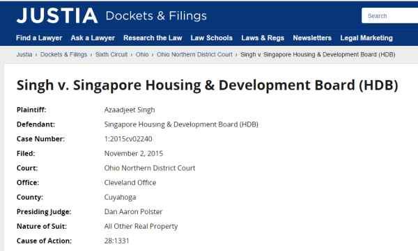 FT SUE HOUSING DEVELOPMENT BOARD (HDB) OVER REPOSSESSION OF HIS FLAT