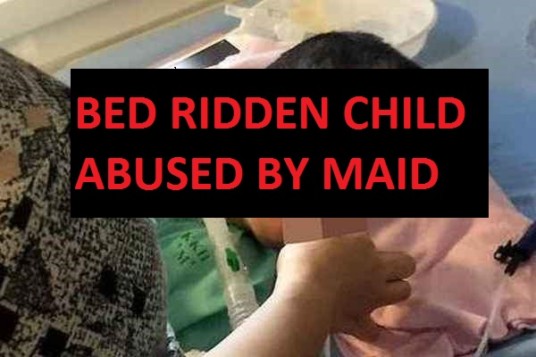 MAID ABUSED BED RIDDEN SG BOY. GOT DOUBLE SENTENCE FROM JUDGE!!!