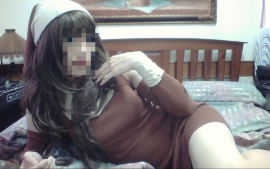 My brother like to dress up like Britney Spears when our parents is not around!!