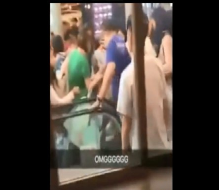 Elderly Uncle FALL DOWN while on escalator at a Tampines one!! (video)