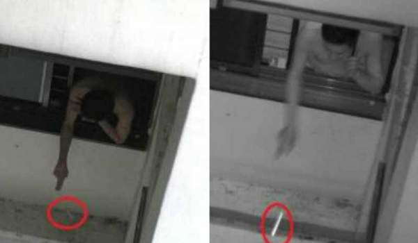 NEIGHBOR SMOKING AT WINDOW AFFECTING HEALTH OF RESIDENT