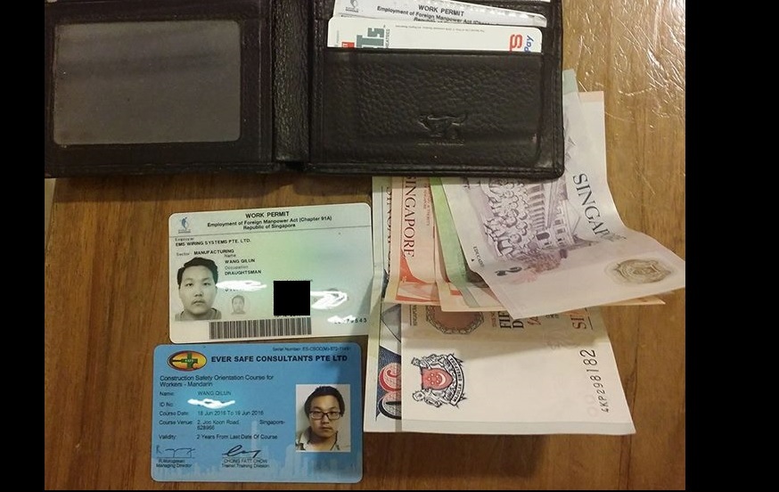 DID YOU LOST YOUR WALLET? LOOKING FOR MR WANG. WP HOLDER. THOMSON PLAZA