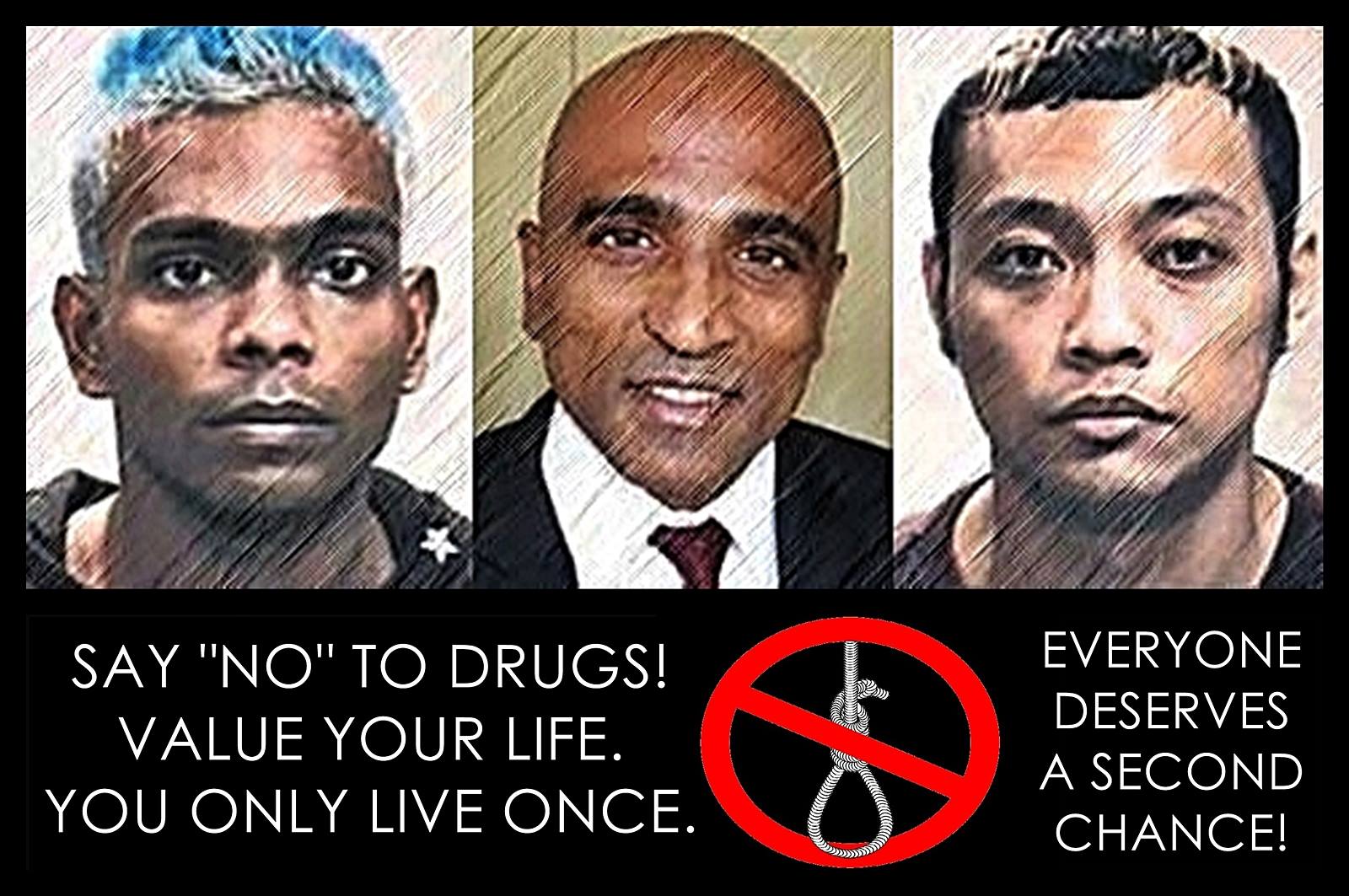 SAY NO TO DRUGS BUT EVERYONE DESERVES A 2ND CHANCE.
