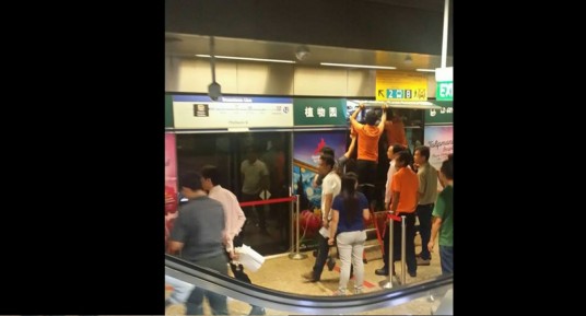 TRAIN BREAKDOWN AT Chinatown-bound Botanic Garden downtown line!!