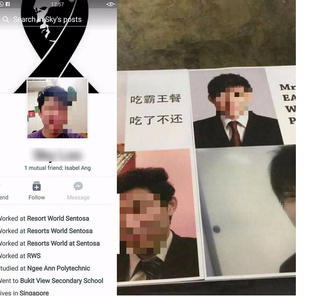 SG MAN AND GF ATE AT RESTAURANT AND LEFT WITHOUT PAYING!!!