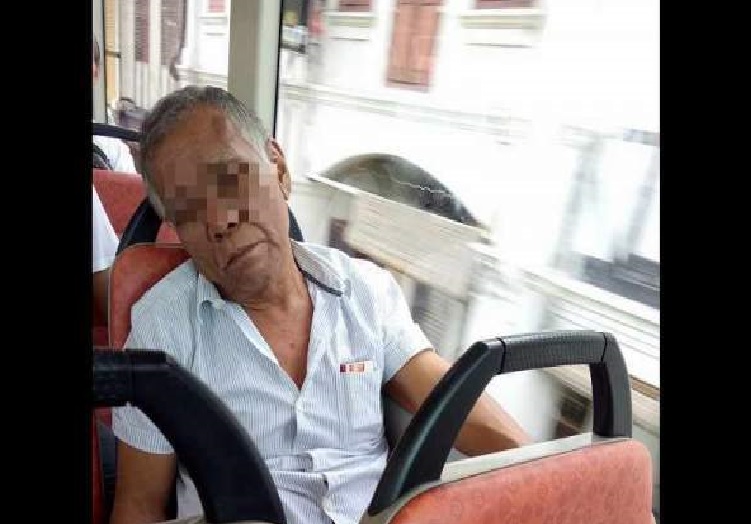 BEWARE! UNCLE PRETEND TO SLEEP AND MOLEST ON BUS 143!
