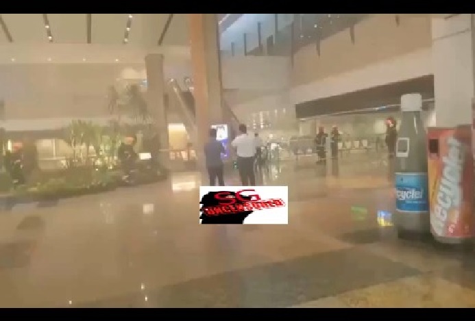 FIRE @ CHANGI AIRPORT !!! SCDF AT SCENE!! (VIDEO)
