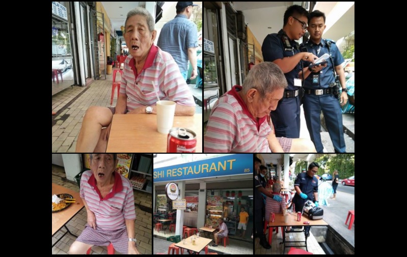 77 Y.O FELL DOWN. DOES NOT KNOW WHERE HE LIVES. PLEASE HELP SHARE!!