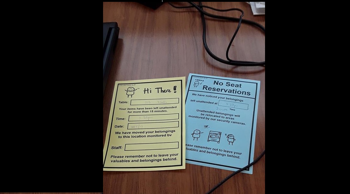 NEITIZEN CLAIMS THAT YOUTH ARE HOGGING SEATS IN LIBRARY!!