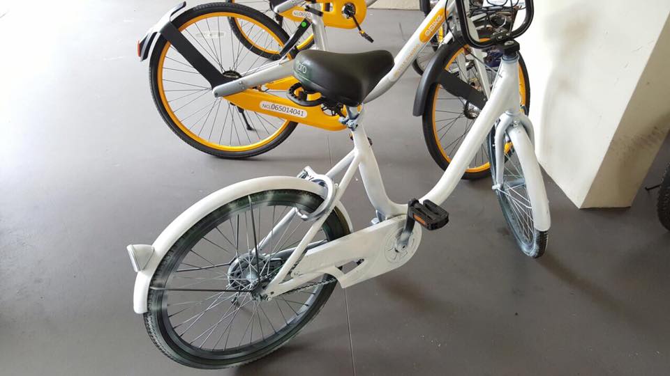 ANOTHER CASE OF OFO BICYCLE BEING VANDALIZE!!!