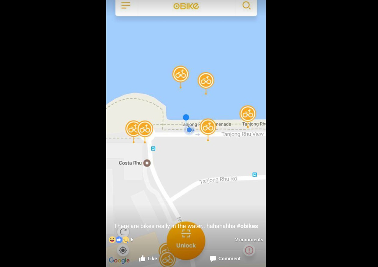 OFO BIKES FOUND AGAIN FOUND IN THE SEA WHY LIDDAT??