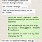 AGENT FEES NOT PAID AFTER HIRING MAID. EMPLOYER GOES MIA 25