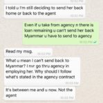 AGENT FEES NOT PAID AFTER HIRING MAID. EMPLOYER GOES MIA 29