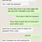 AGENT FEES NOT PAID AFTER HIRING MAID. EMPLOYER GOES MIA 32