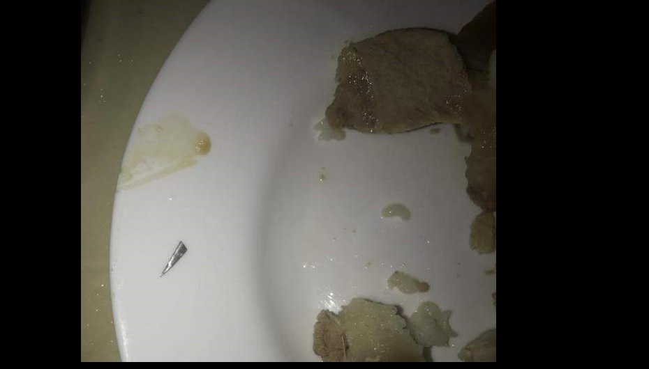 MEAT FROM NTUC CONTAINS SMALL PIECE OF METAL!!