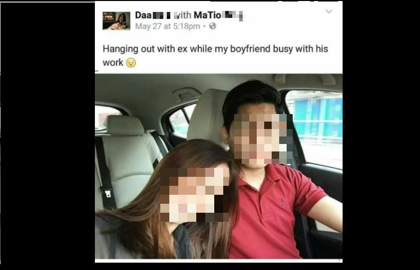 GIRL HANGS OUT WITH HER EX WHILE HER BOYFRIEND WITH HIS WORK!! LIDDAT ALSO CAN?