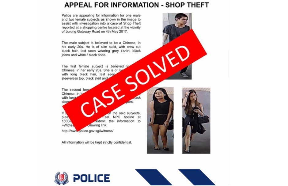 CASE SOLVED AFTER USING POWER OF SOCIAL MEDIA TO IDENTIFY THIEVES