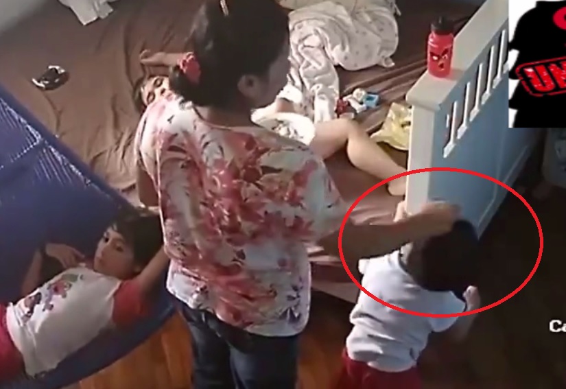 NETIZEN CLAIMS DOMESTIC MAID ABUSE KIDS CAUGHT ON CCTV!!! (VIDEO)