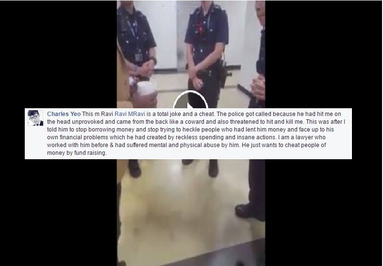 GUY CLAIMS M RAVI IS A TOTAL JOKE AND CHEAT MONEY BY FUND RAISING