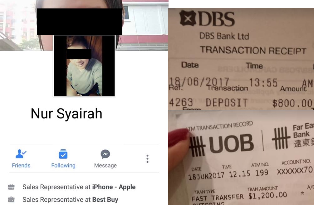 SG WOMAN CLAIM FROM APPLE. AFTER MONEY TRANSFER DISAPPEAR!