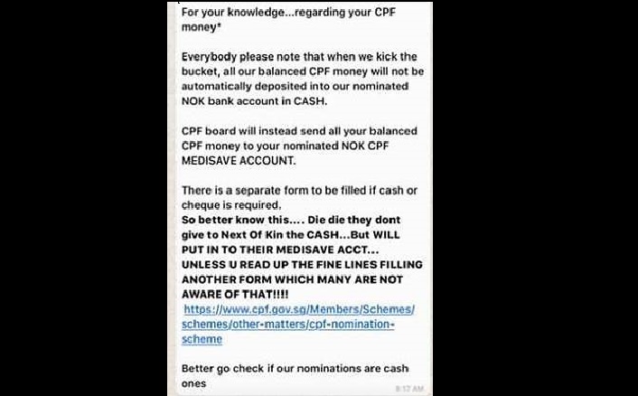 FALSE MSG ABOUT WHAT HAPPENS TO YOUR CPF WHEN YOU DIE GET DEBUNKED: PLEASE SHARE!!