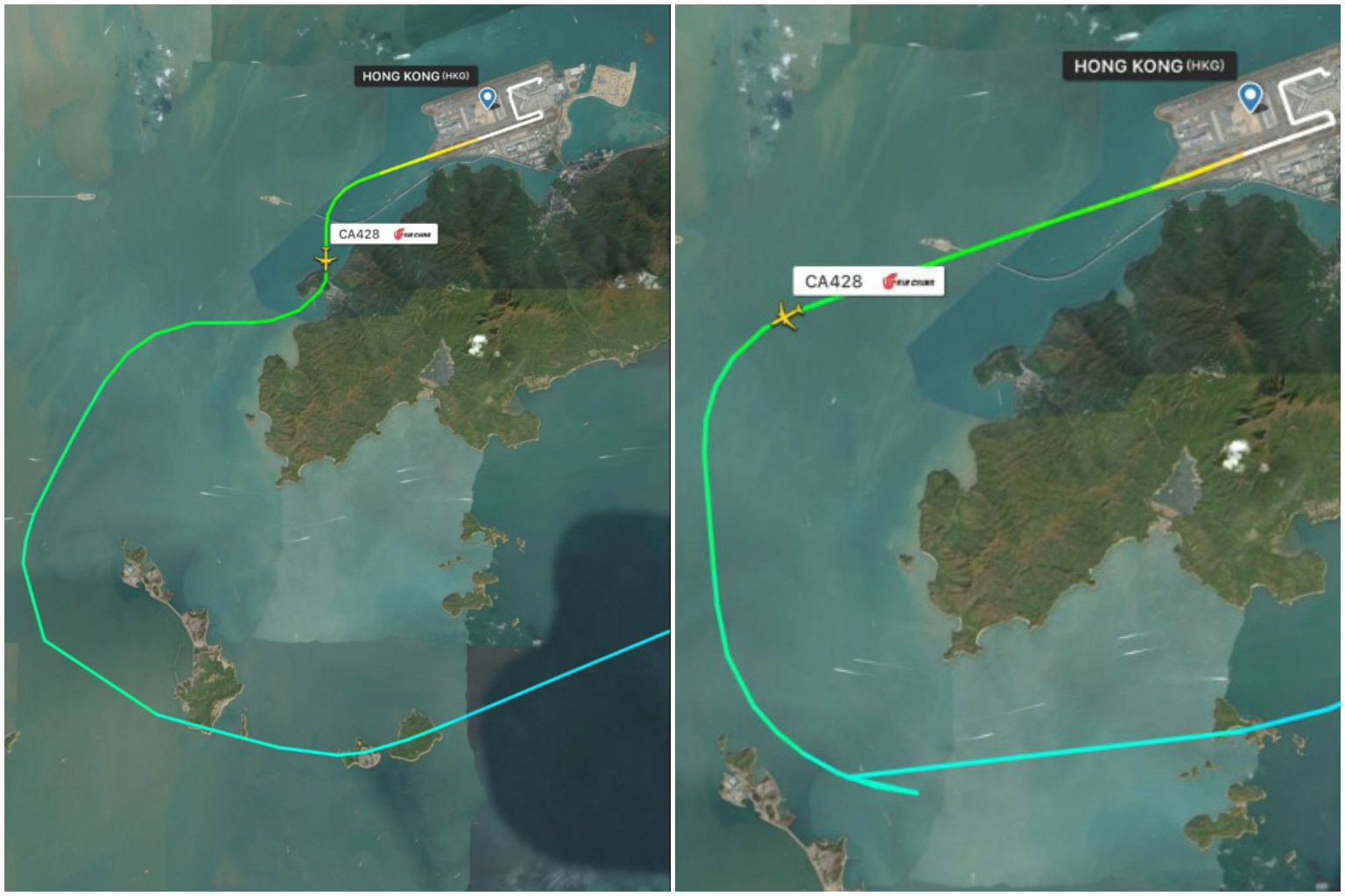 BOOKING AIR CHINA? NEARLY HIT MOUNTAIN @ HONG KONG