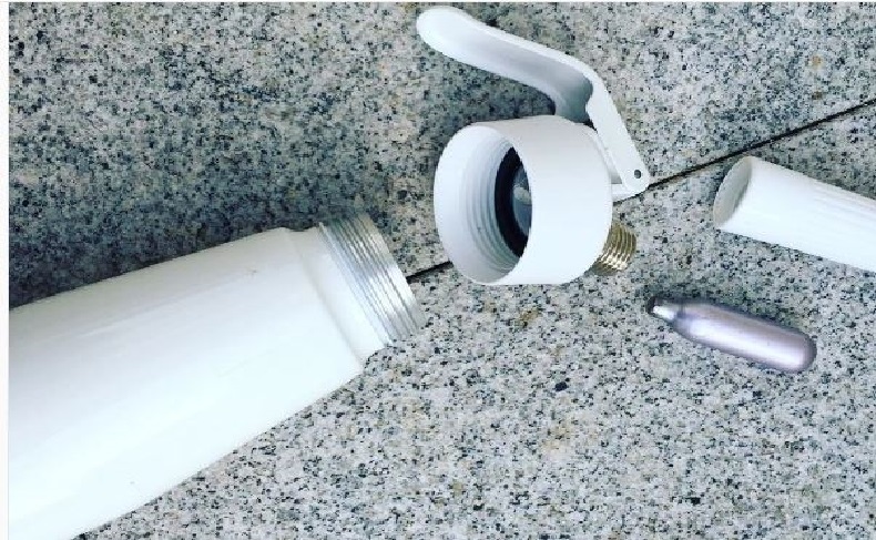 WHIPPING CREAM DISPENSER EXPLODED AND KILLS FRENCH FITNESS MODEL!!