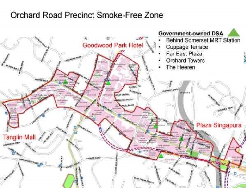 BAD NEWS FOR SMOKERS. NEA BANNED SMOKING AT PARTS OF ORCHARD ROAD