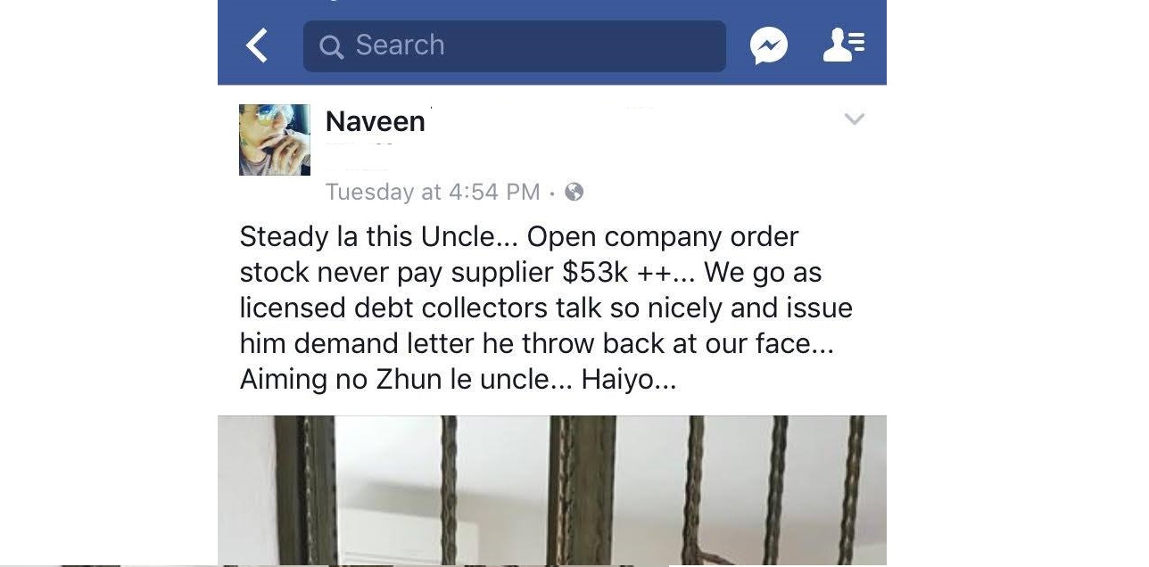 PAPER THROWING TOWARDS DEBT COLLECTOR :FAMILY MEMBER OF CREDITOR TELL HIS SIDE OF STORY!!