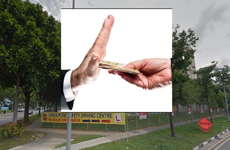 PRC NATIONAL TRIED TO BRIBE DRIVING TEST WITH $200. GOES TO JAIL