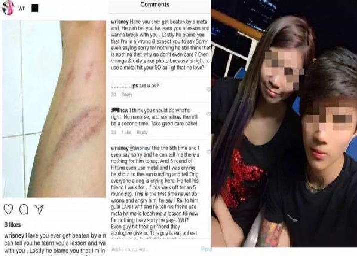 BF HIT GF 5 TIMES BECAUSE GIRL TALK TO OTHER GUYS!