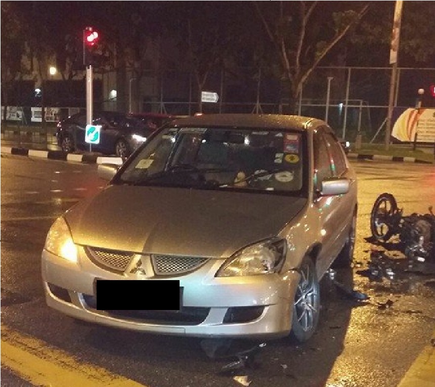 MOTORCYCLIST APPEALING FOR WITNESS/VIDEO FOOTAGE @ SENGKANG EAST ! PLEASE HELP TO SHARE!