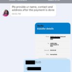 CAROUSELLER TAKE MONEY AND RUN. ANOTHER SCAMMER WANT FAMOUS FOR $85 7