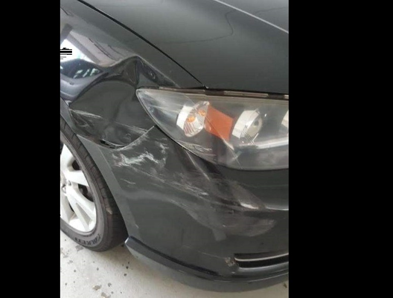 HIT & RUN ON CAR AT WOODLANDS CARPARK APPEALING FOR WITNESS!