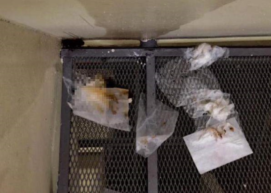 SOMEONE USING CAR PARK AS TOILET AT SEMBAWANG.