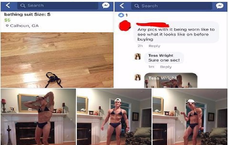 MAN GET TROLLED BY SWIMWEAR SELLER AFTER ASKING HER TO POSE IN IT~!