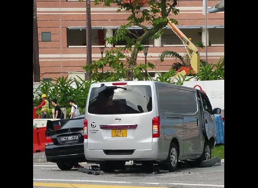 ACCIDENT NEAR BISHAN COMMUNITY CENTRE