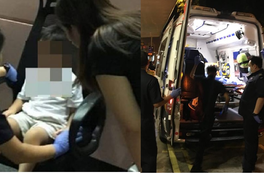 3 Y.O INJURED BY MRT GANTRY. MRT STAFF WATCH AND DID NOTHING