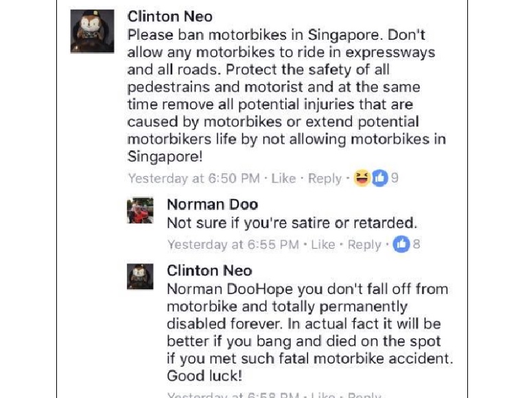 MAN CURSE AT RIDERS “BETTER IF YOU BANG AND DIED ON THE SPOT”