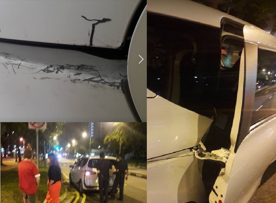 UNHAPPY UBER PASSENGER FORCED OPEN DOOR AND JUMP OUT CAR