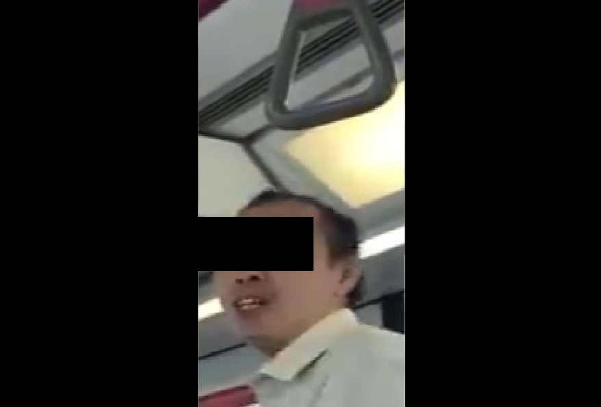 MAN SCOLD PRC WOMAN ON MRT/LRT “YOU ARE NOT SINGAPORE CITIZEN!!!”