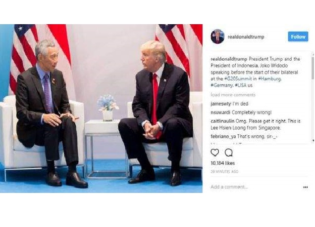 DONALD TRUMP THINKS PM LEE IS INDONESIAN PRESIDENT